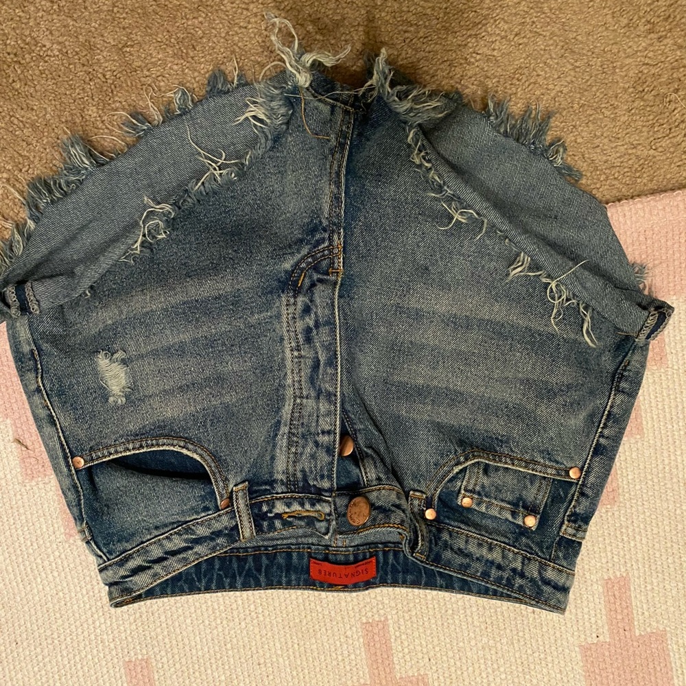 High waisted shorts